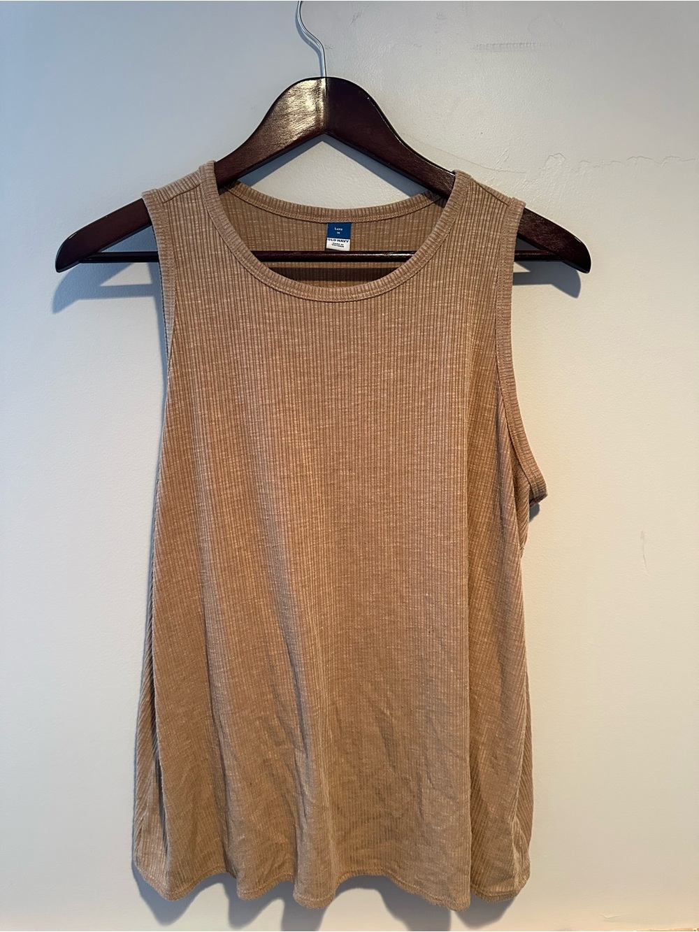 Old Navy Ribbed Tank Top - Taupe Brown